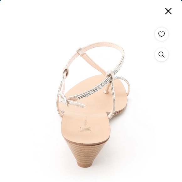NIB. $79R. I.N.C. Ring Toe Mystik Sandal. Size 9 Pearl Gold - Picture 5 of 10